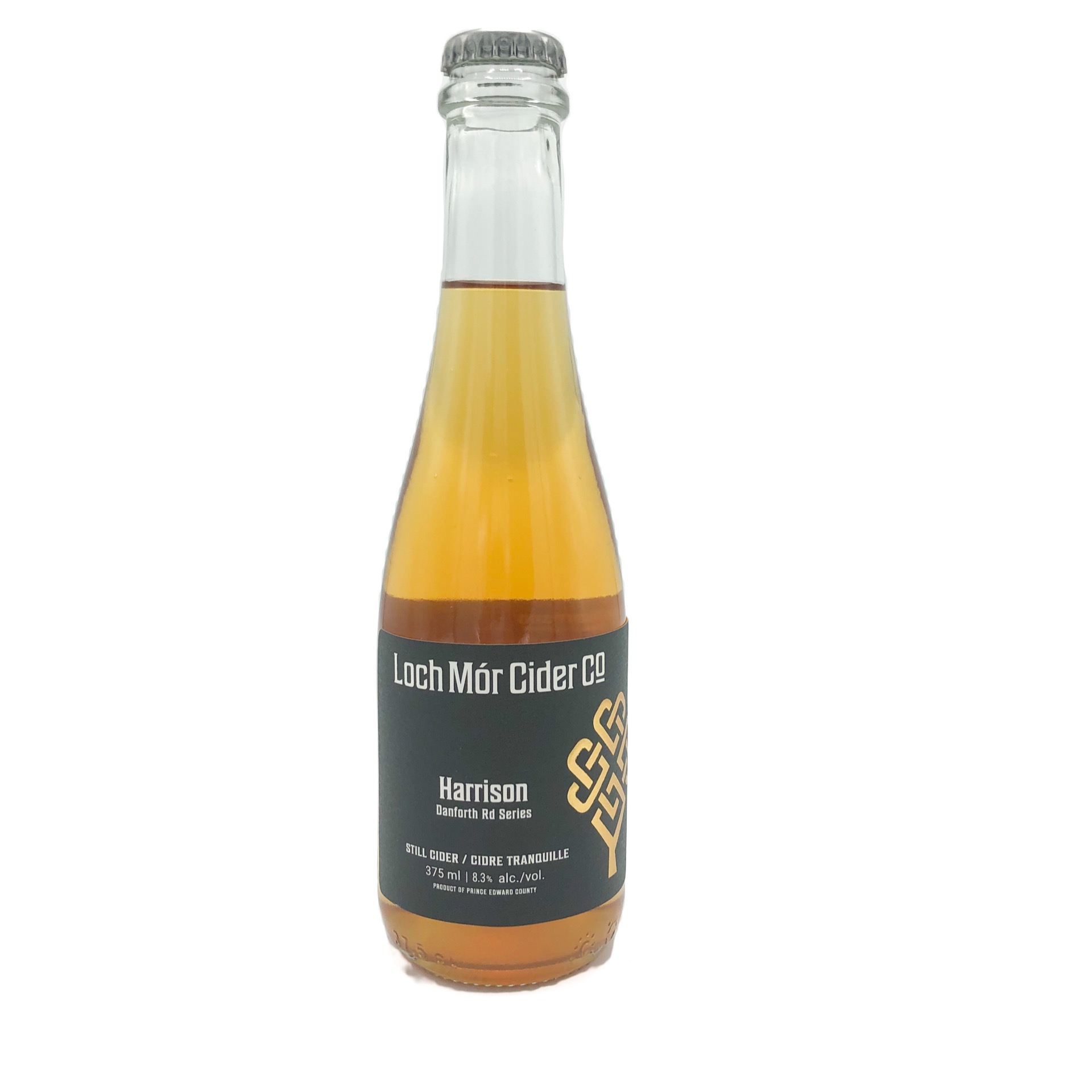 Danforth Rd Series: Harrison 375mL 2020 Bottle of still single varietal Harrison cider 375ml orange wine